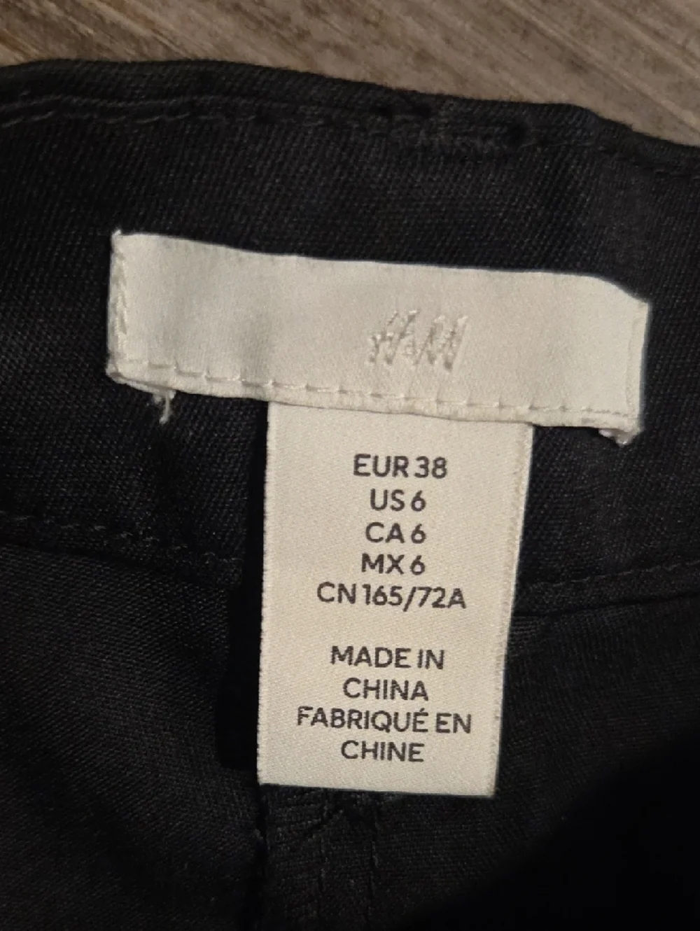 H&M Black Wide Leg Pants - Picture 2 of 3